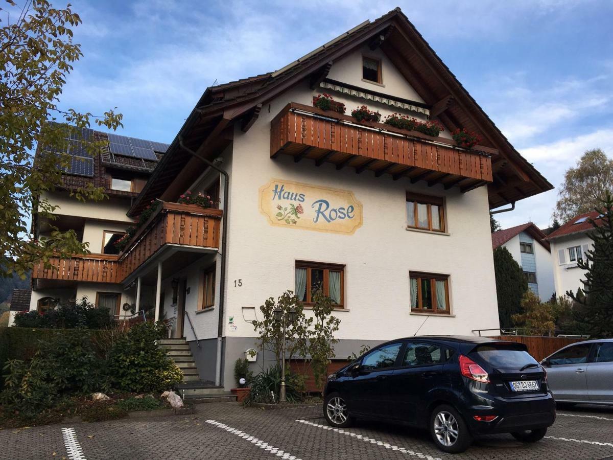 Pension Haus Rose Oberharmersbach Dış mekan fotoğraf